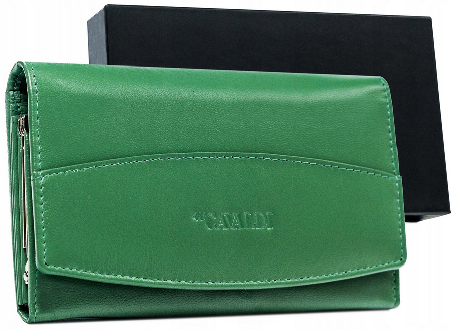 Leather wallet RFID 4U CAVALDI RD-06-GCL