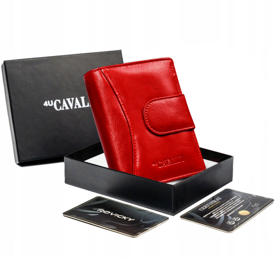 Leather wallet RFID 4U CAVALDI RD-09-GCL