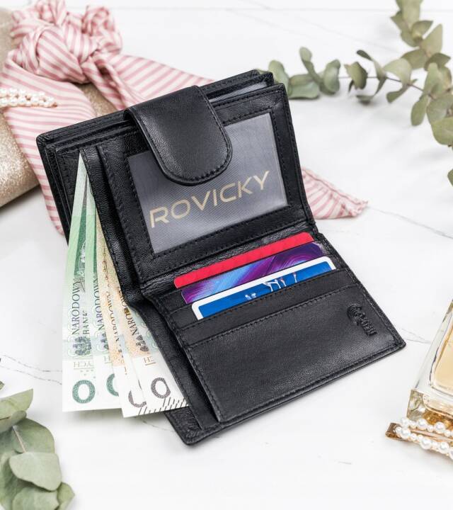 Leather wallet RFID 4U CAVALDI RD-09-GCL