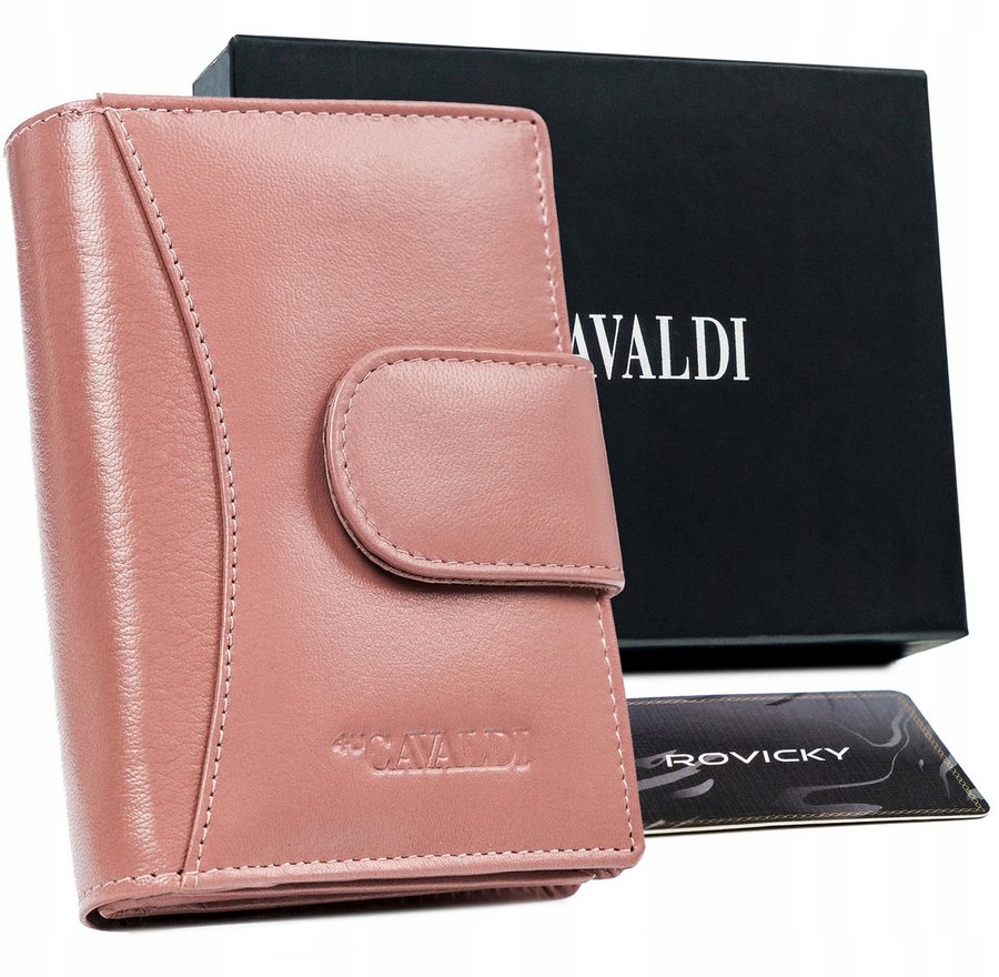 Leather wallet RFID 4U CAVALDI RD-09-GCL