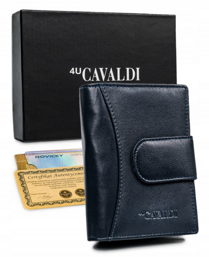 Leather wallet RFID 4U CAVALDI RD-09-GCL