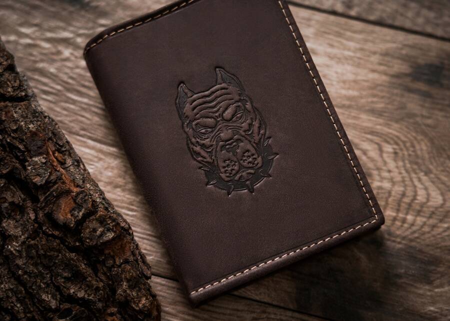 Leather wallet RFID ALWAYS WILD N4-CHM-DOG-1