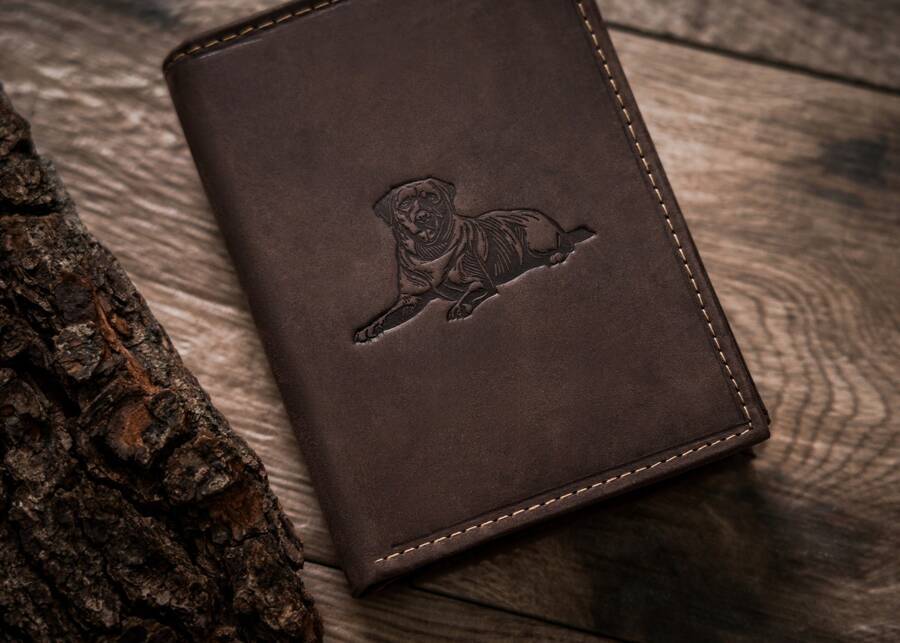 Leather wallet RFID ALWAYS WILD N4-CHM-DOG