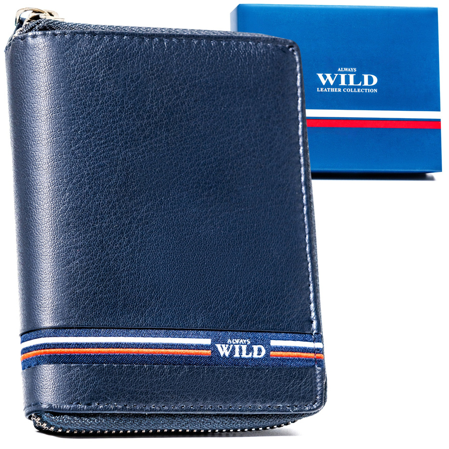 Leather wallet RFID ALWAYS WILD N4Z-GV