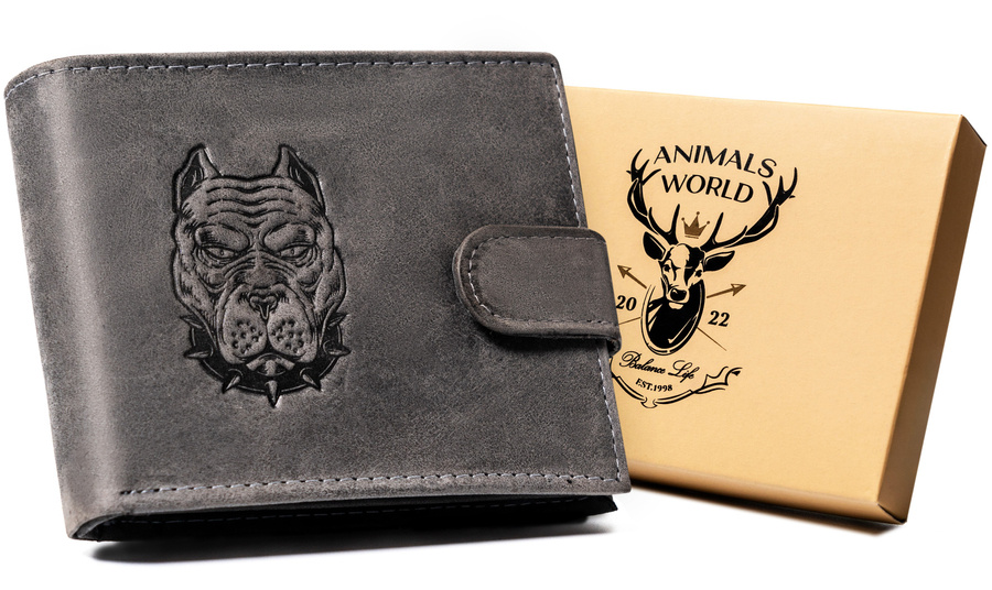 Leather wallet RFID ALWAYS WILD N992L-CHM