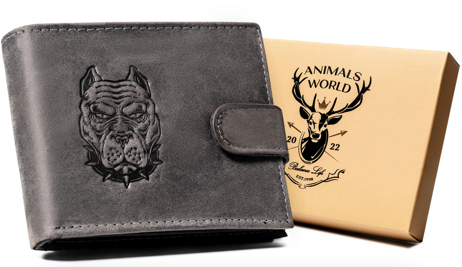 Leather wallet RFID ALWAYS WILD N992L-CHM