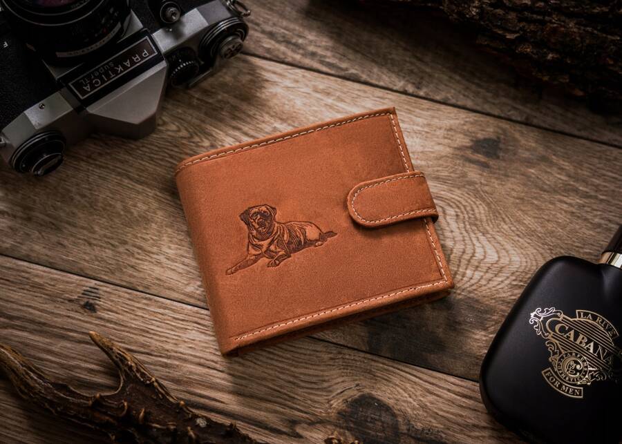 Leather wallet RFID ALWAYS WILD N992L-CHM-DOG-2