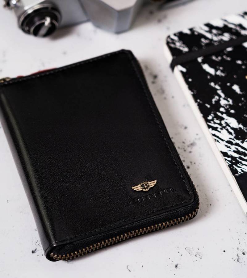 Leather wallet RFID PETERSON PTN 340.02