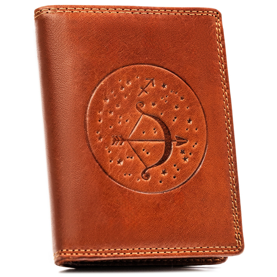 Leather wallet RFID PETERSON PTN N4-EBS