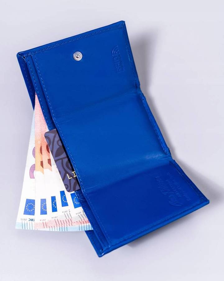 Leather wallet RFID PETERSON PTN RD-200-MCL