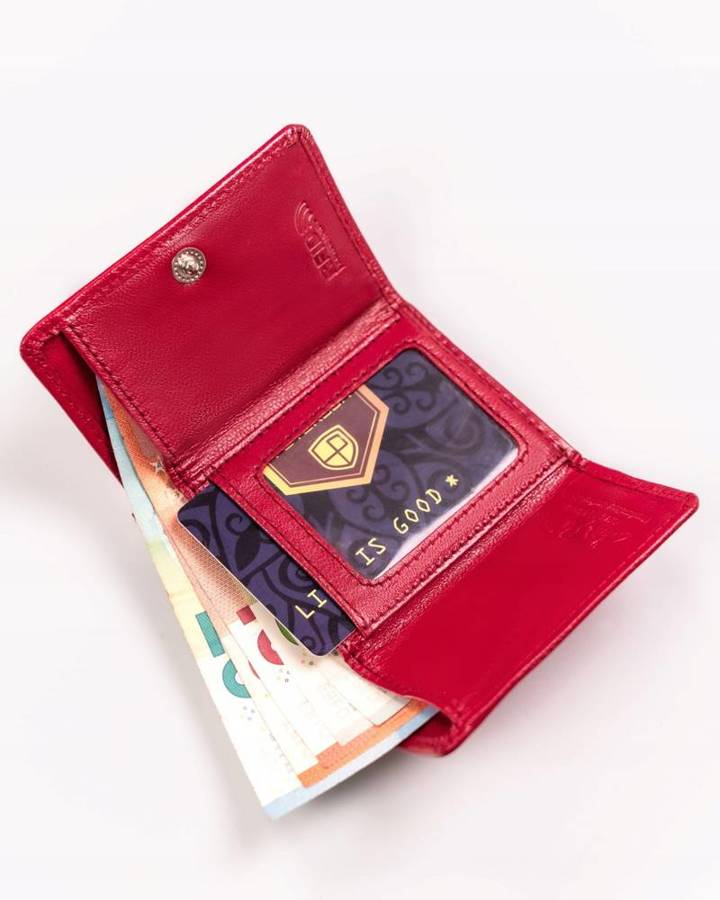 Leather wallet RFID PETERSON PTN RD-25-GCL 