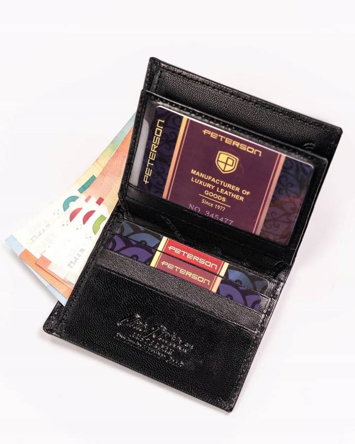 Leather wallet RFID PETERSON PTN RD-290-GCL