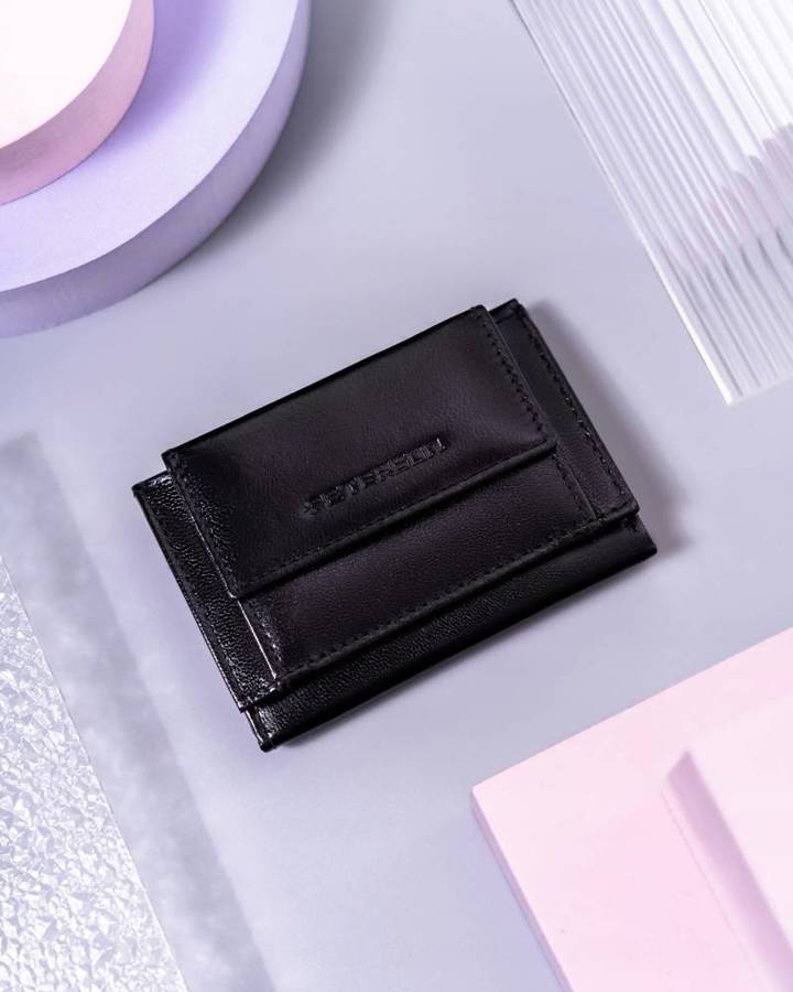 Leather wallet RFID PETERSON PTN RD-AL5617-GCL