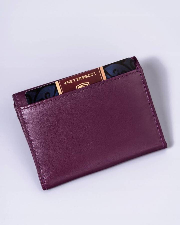 Leather wallet RFID PETERSON PTN RD-GC02-MCL