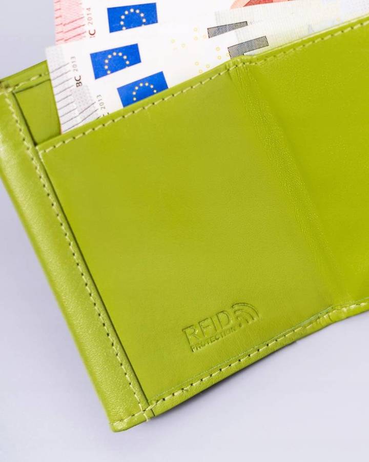 Leather wallet RFID PETERSON PTN RD-GC02-MCL