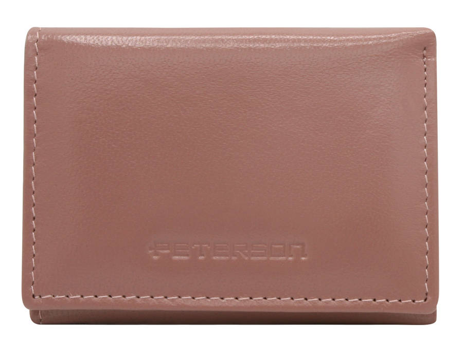 Leather wallet RFID PETERSON PTN RD-SWZX-86-GCL