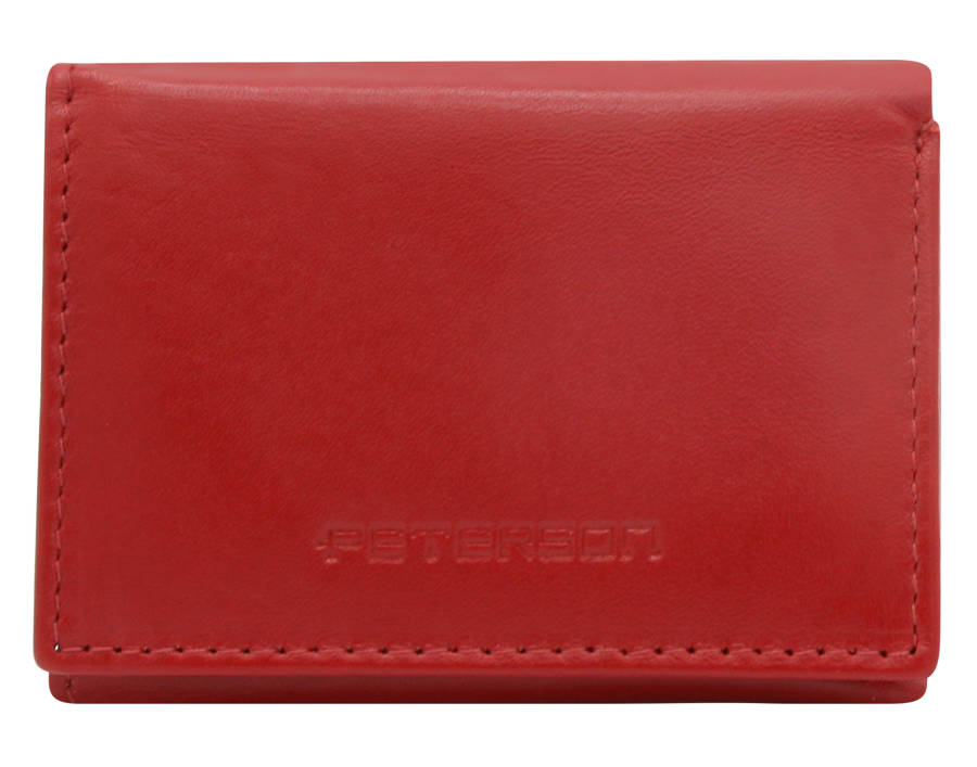 Leather wallet RFID PETERSON PTN RD-SWZX-86-MCL