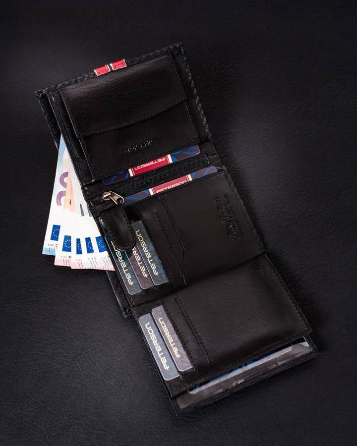 Leather wallet RFID PETERSOn PTN 317 MOTO1