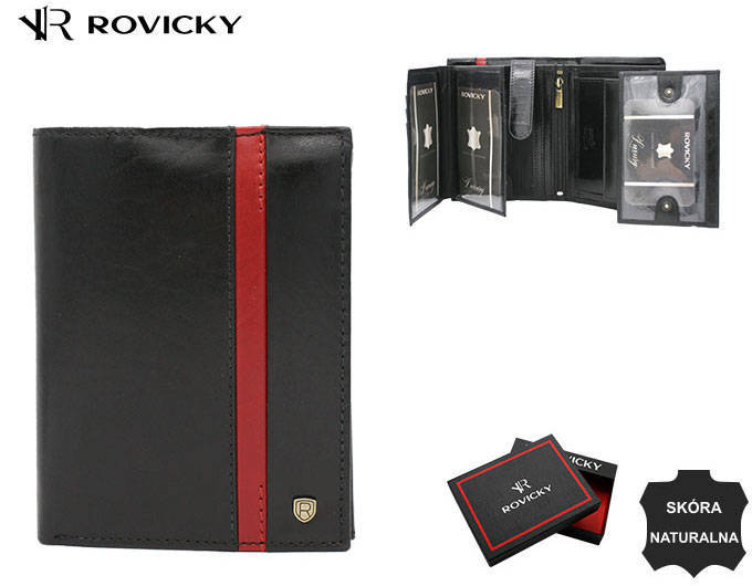 Leather wallet RFID ROVICKY 22313-RVTP