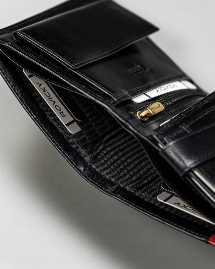 Leather wallet RFID ROVICKY 22316-RVTP