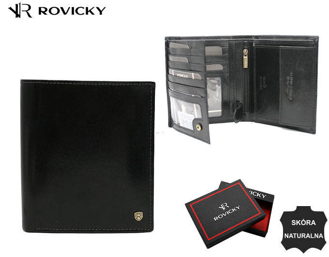 Leather wallet RFID ROVICKY 22317-RVT