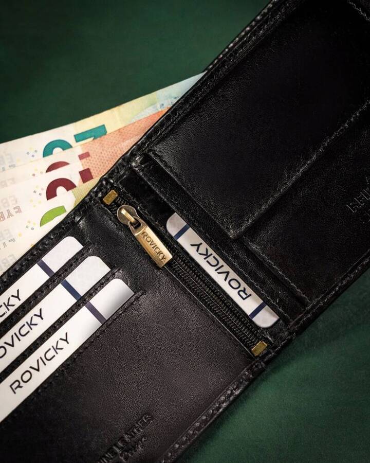 Leather wallet RFID ROVICKY 22319-RVT