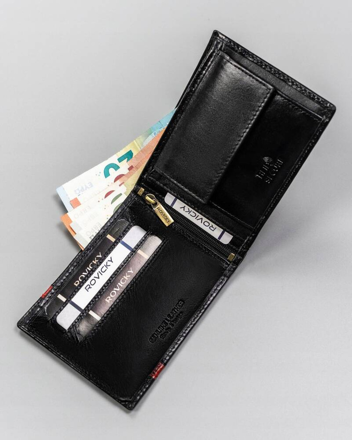 Leather wallet RFID ROVICKY 22319-RVTP