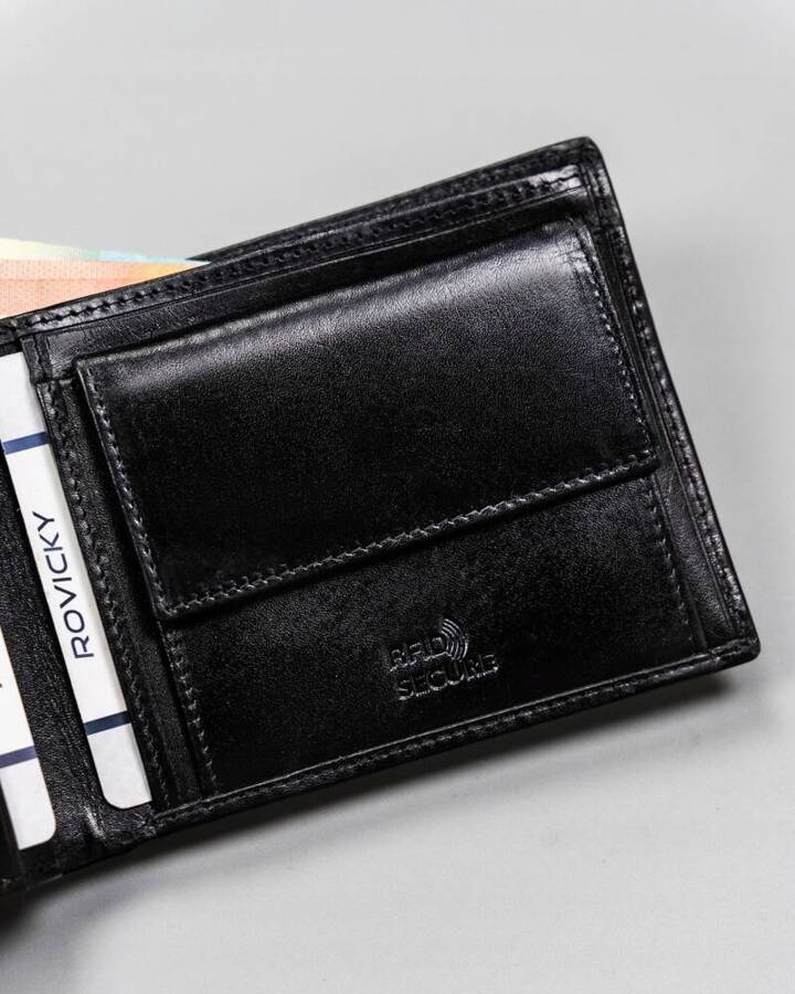 Leather wallet RFID ROVICKY 22321-RVTP