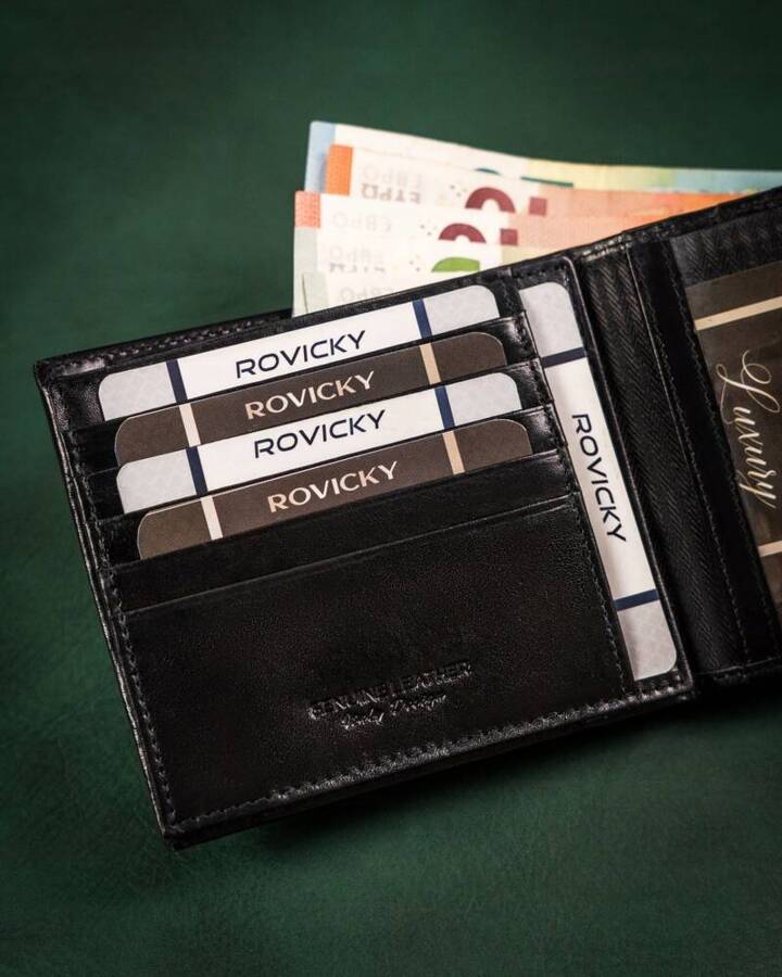 Leather wallet RFID ROVICKY 22321-VT-RVT