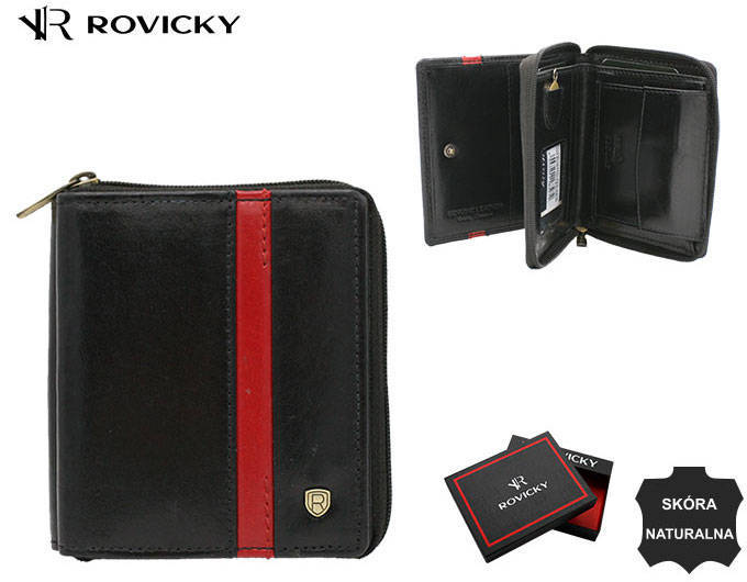 Leather wallet RFID ROVICKY 22322-RVTP