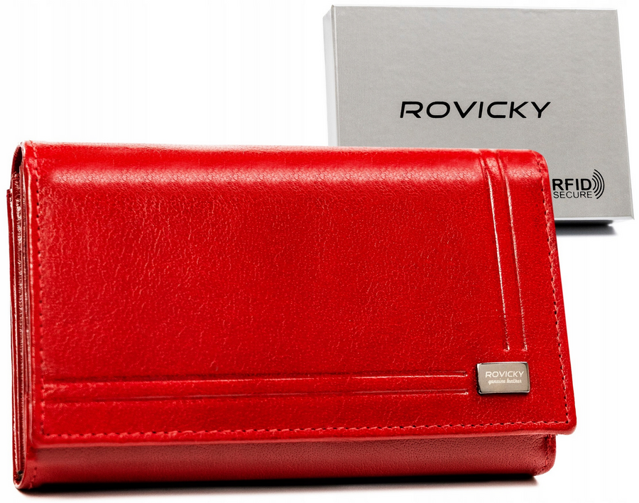 Leather wallet RFID ROVICKY CPR-007-BAR