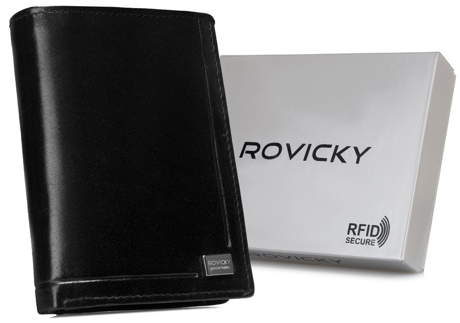 Leather wallet RFID ROVICKY CPR-125-BAR