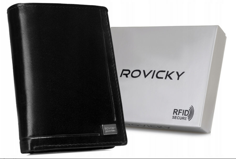 Leather wallet RFID ROVICKY CPR-125-BAR