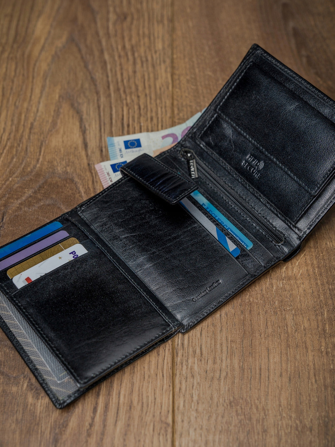 Leather wallet RFID ROVICKY PC-104-BAR