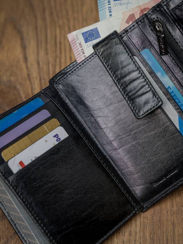 Leather wallet RFID ROVICKY PC-104L-BAR