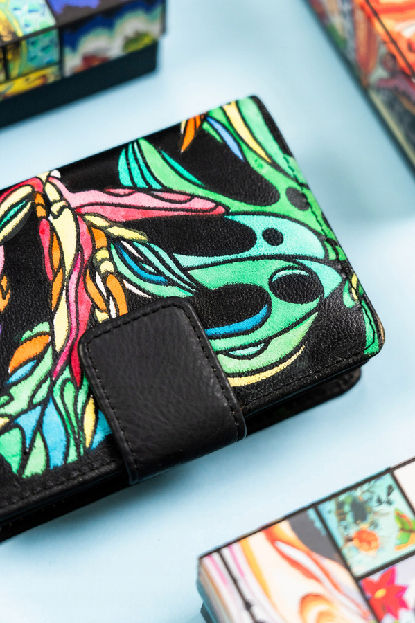 Leather wallet RFID ROVICKY R-N109-ART