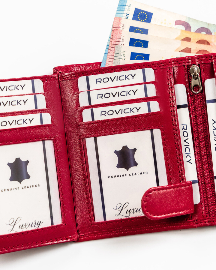 Leather wallet RFID ROVICKY R-RD-39-GCL