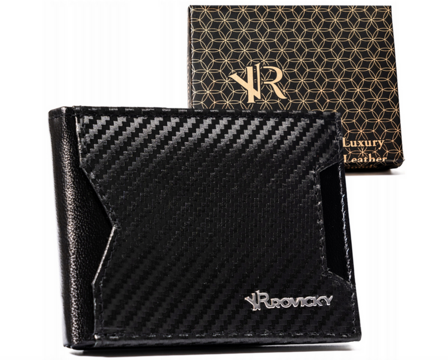 Leather wallet RFID ROVICKY R-RM-21-GCL-CF