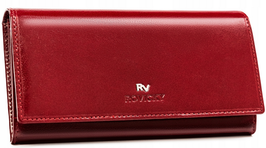 Leather wallet RFID ROVICKY RV-1680133-BCA