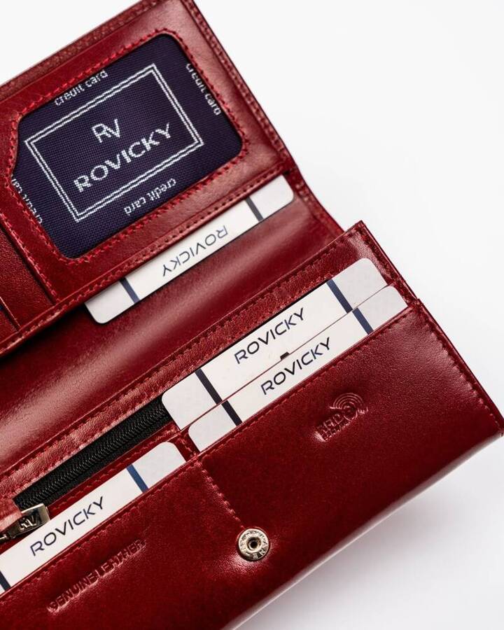 Leather wallet RFID ROVICKY RV-1680177-BCA