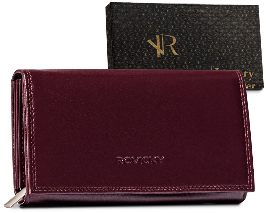 Leather women wallet ROVICKY R-RD-37-GCL