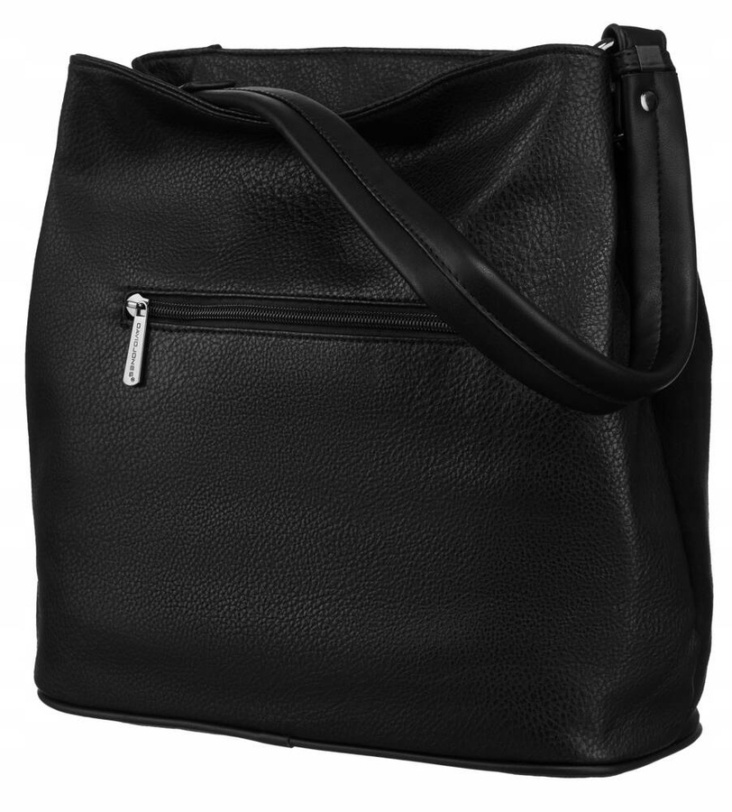 Leatherette bag DAVID JONES 6885-4