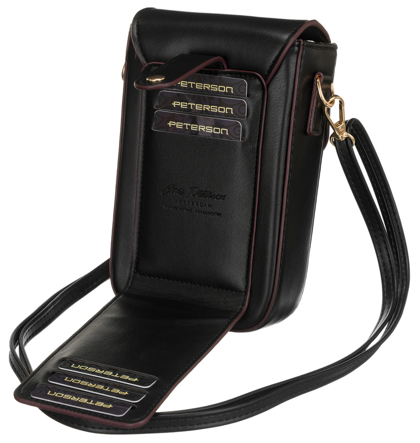 Leatherette bag PETERSON PTN M-14