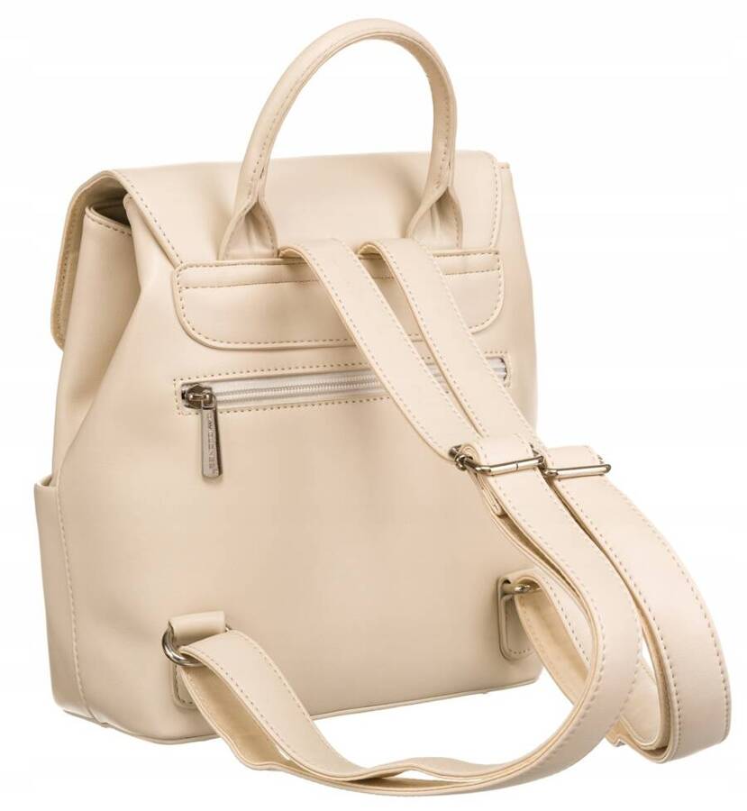 Leatherette bagpack DAVID JONES 6746-2