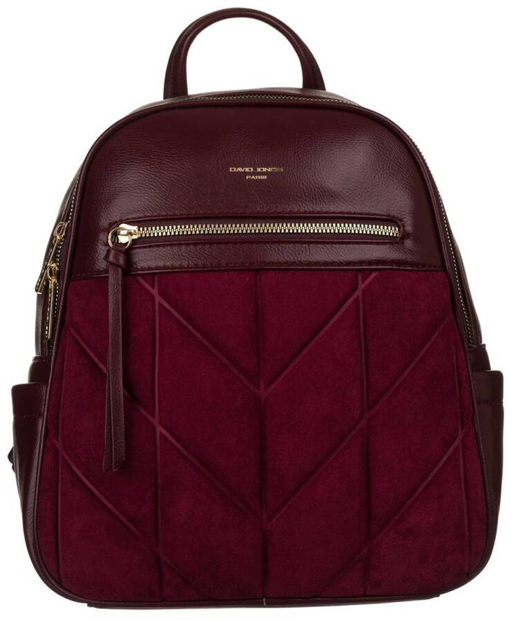 Leatherette bagpack DAVID JONES 6856-2