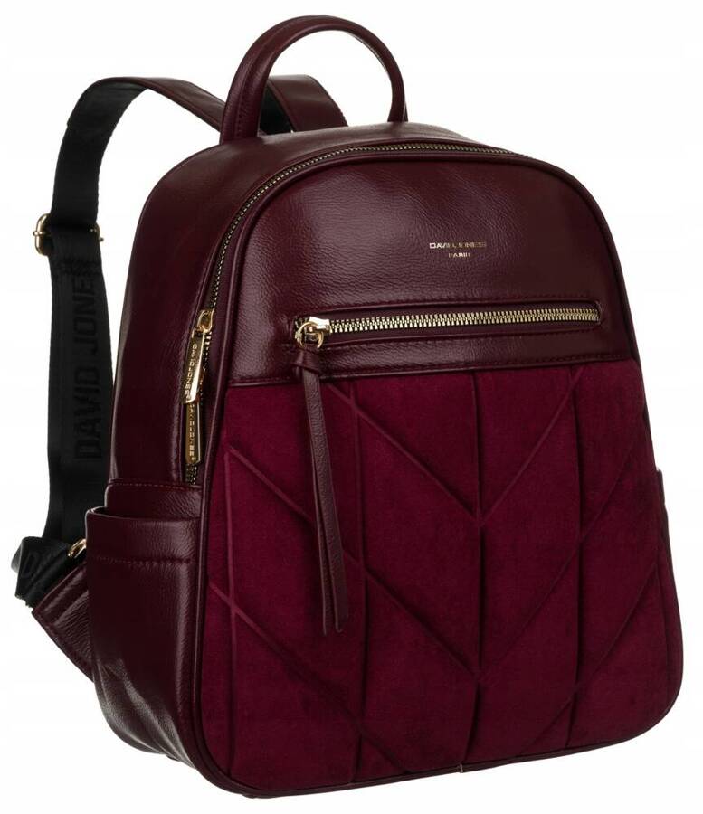 Leatherette bagpack DAVID JONES 6856-2