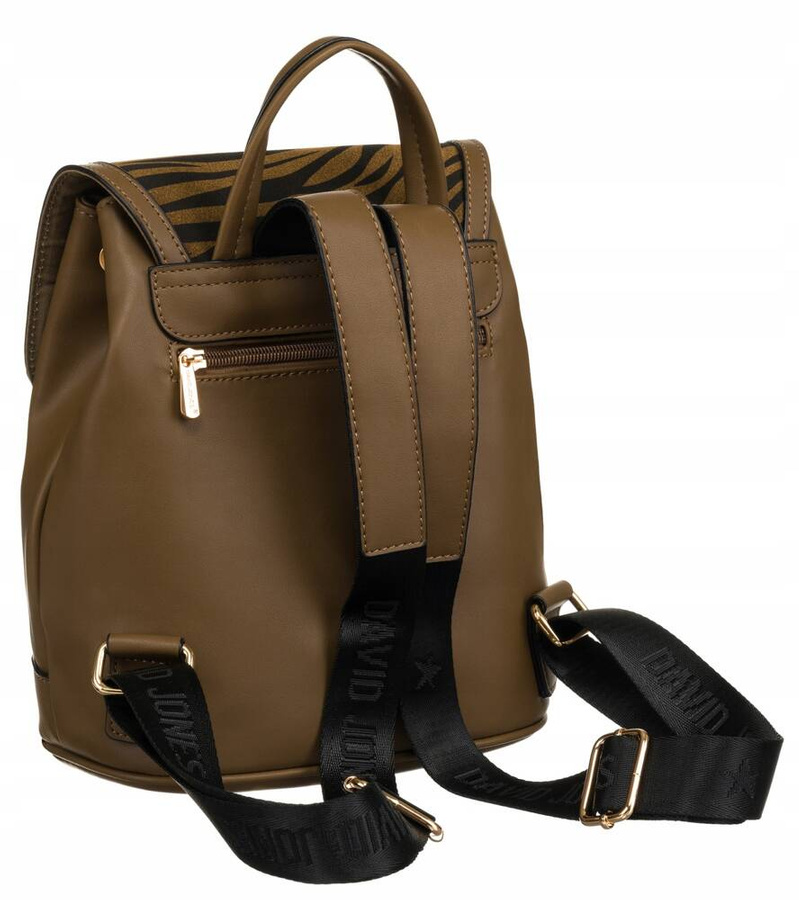 Leatherette bagpack DAVID JONES 6865-3