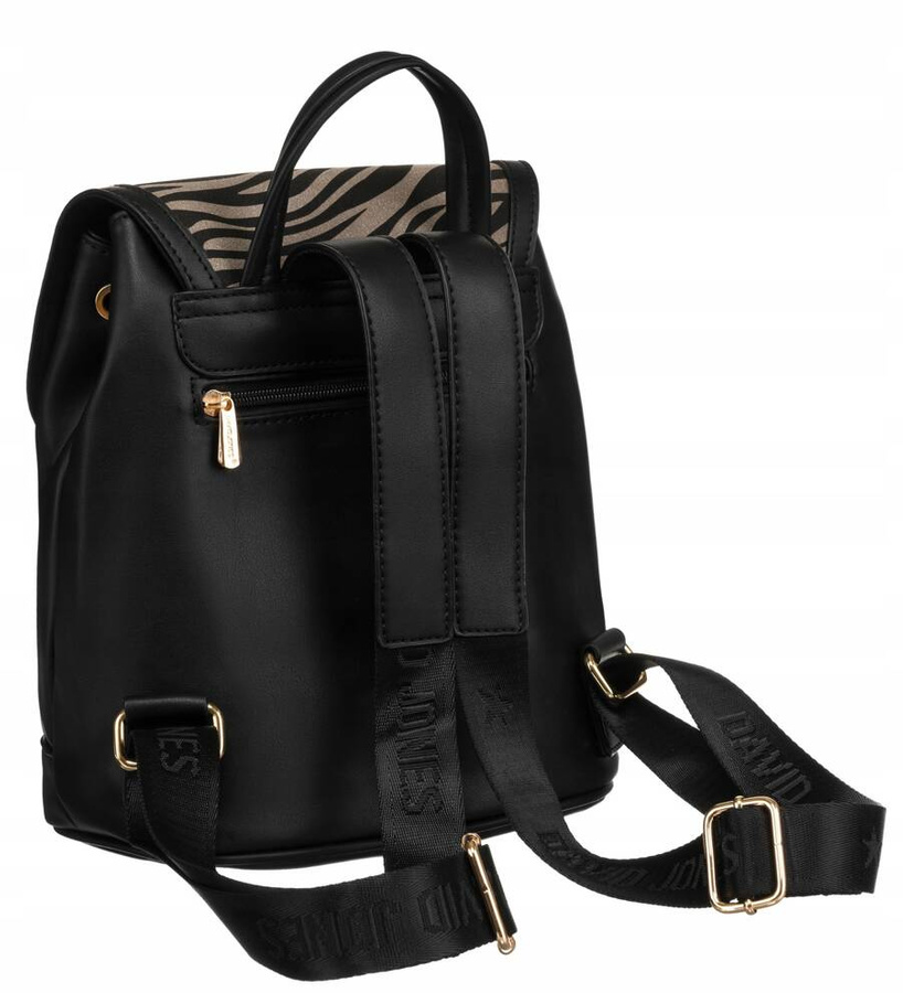 Leatherette bagpack DAVID JONES 6865-3