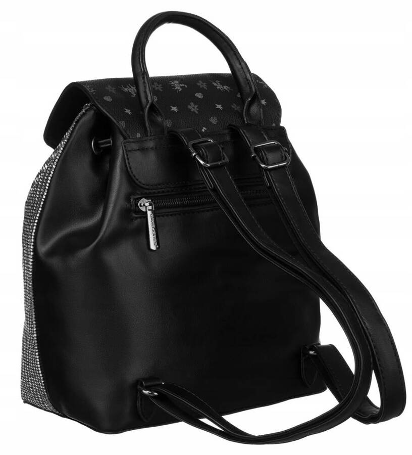 Leatherette bagpack DAVID JONES 6875-3