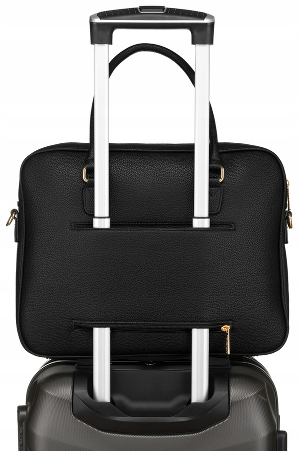 Leatherette laptop bag PETERSON PTN 1101